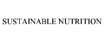 SUSTAINABLE NUTRITION