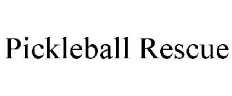 PICKLEBALL RESCUE