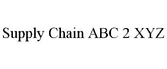 SUPPLY CHAIN ABC 2 XYZ