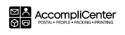 ACCOMPLICENTER POSTAL · PEOPLE · PACKING · PRINTING