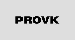 THE LOGO IS THE NAME PROVK IN PRAGMATICA EXTENDED FONT. THE NUMBER 0 IS USED FOR THE LETTER O IN THE LOGO.