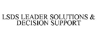 LSDS LEADER SOLUTIONS & DECISION SUPPORT