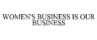 WOMEN'S BUSINESS IS OUR BUSINESS