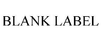 BLANK LABEL