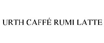 URTH CAFFÉ RUMI LATTE