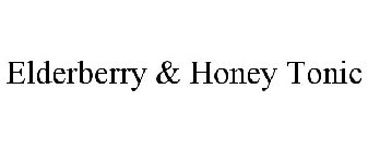ELDERBERRY & HONEY TONIC
