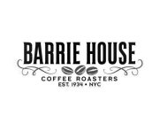 BARRIE HOUSE COFFEE ROASTERS EST. 1934 NYC