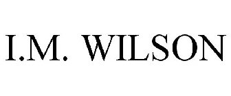 I.M. WILSON