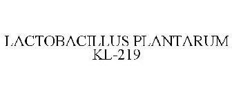 LACTOBACILLUS PLANTARUM KL-219