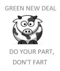 GREEN NEW DEAL DO YOUR PART, DON'T FART