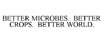 BETTER MICROBES. BETTER CROPS. BETTER WORLD.
