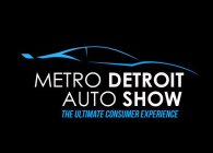 METRO DETROIT AUTO SHOW THE ULTIMATE CONSUMER EXPERIENCE