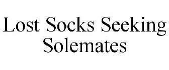 LOST SOCKS SEEKING SOLEMATES