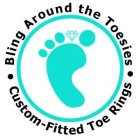 · BLING AROUND THE TOESIES · CUSTOM FITTED TOE RINGS