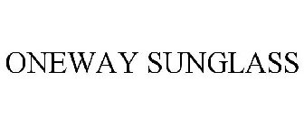 ONEWAY SUNGLASS