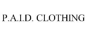 P.A.I.D. CLOTHING