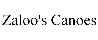 ZALOO'S CANOES