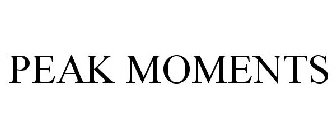 PEAK MOMENTS
