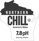 NORTHERN CHILL AMERICA'S WATER 7.8 PH NATURALLY ALKALINE