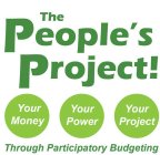 THE PEOPLE'S PROJECT! YOUR MONEY YOUR POWER YOUR PROJECT THROUGH PARTICIPATORY BUDGETING