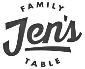 JEN'S FAMILY TABLE