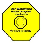 DER WOHLSTAND OCTAGONAL WOOD WORKS DOUBLE OCTAGON 16 VIEWS OF BEAUTY