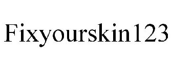 FIXYOURSKIN123