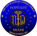 OUR LADY OF LOURDES CATHOLIC CHURCH HOSPITALITE MIAMI FLORIDA USA NLD