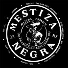 MESTIZA NEGRA MAGUEY ESPADIN MEZCAL ARTESANAL OX MX