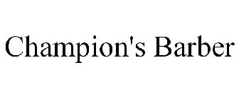 CHAMPION'S BARBER