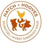 HATCH + HOOVES SCHNITZEL + WURST SANDWICH HAUS