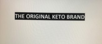 THE ORIGINAL KETO BRAND