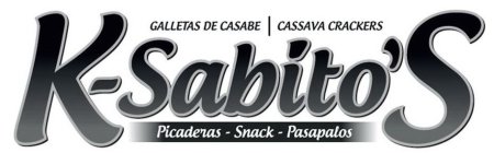 K-SABITO'S GALLETAS DE CASABE CASSAVA CRACKERS PICADERAS SNACK PASAPALOS