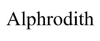 ALPHRODITH