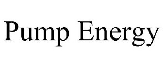 PUMP ENERGY