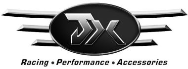 JX RACING · PERFORMANCE · ACCESSORIES