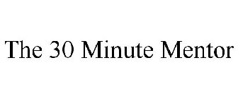 THE 30 MINUTE MENTOR