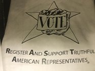VOTE REGISTER AND SUPPORT TRUTHFUL AMERICAN REPRESENTATIVES