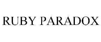 RUBY PARADOX
