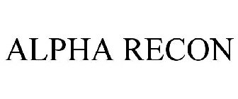 ALPHA RECON