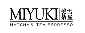 MIYUKI MATCHA & TEA ESPRESSO