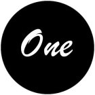 ONE