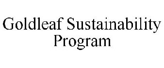 GOLDLEAF SUSTAINABILITY PROGRAM