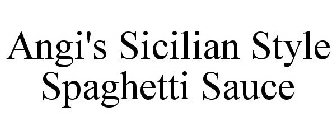 ANGI'S SICILIAN STYLE SPAGHETTI SAUCE