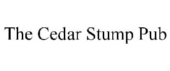 THE CEDAR STUMP PUB