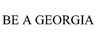 BE A GEORGIA
