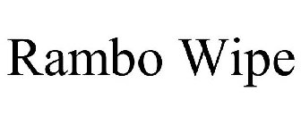 RAMBO WIPE