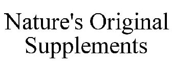 NATURE'S ORIGINAL SUPPLEMENTS