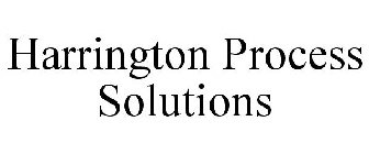 HARRINGTON PROCESS SOLUTIONS