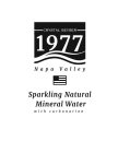 CRYSTAL GEYSER 1977 NAPA VALLEY SPARKLING NATURAL MINERAL WATER WITH CARBONATION
